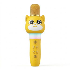 Micrófono Infantil Inalámbrico Bluetooth DK-039 con Luces LED y Efectos de Voz