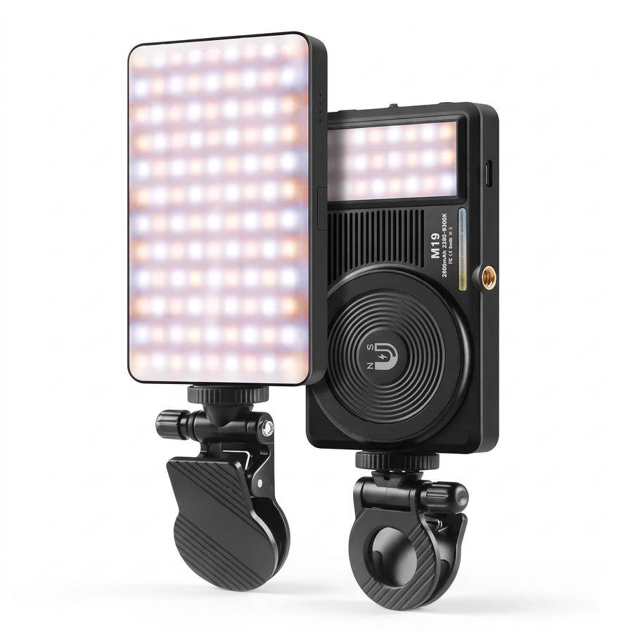 Luz LED Portátil M19 para Video y Fotografía