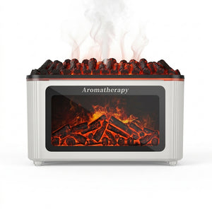 Humidificador y Difusor de Aromaterapia Efecto Chimenea X03-1