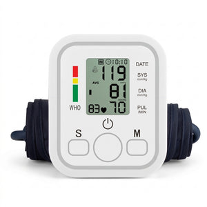 Tensiómetro Digital de Brazo Automático con Pantalla LCD Grande