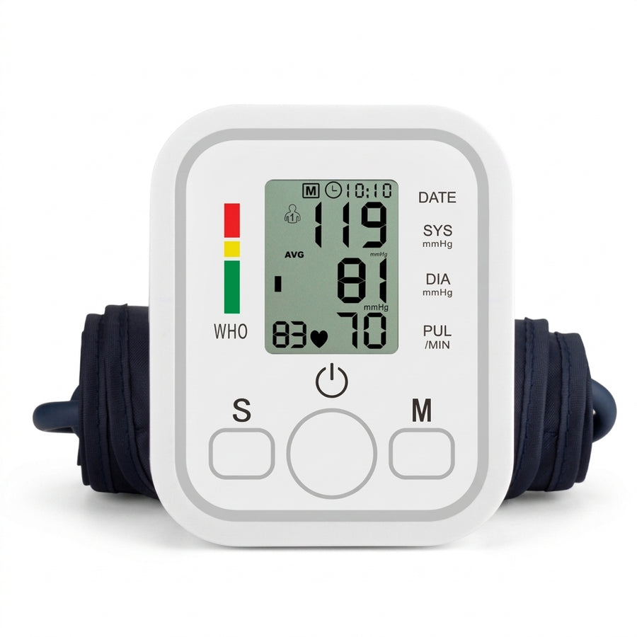 Tensiómetro Digital de Brazo Automático con Pantalla LCD Grande
