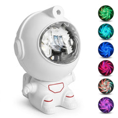 Proyector de Galaxia y Estrellas Astronauta LED con Luces Coloridas y Control