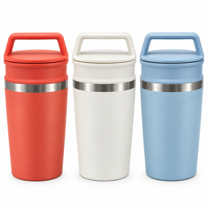 Vaso Térmico Coffee con Tapa y Asa