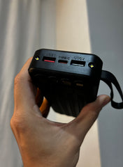Power Bank Ironbat 20.000 mAh — hasta 22.5W con cables integrados