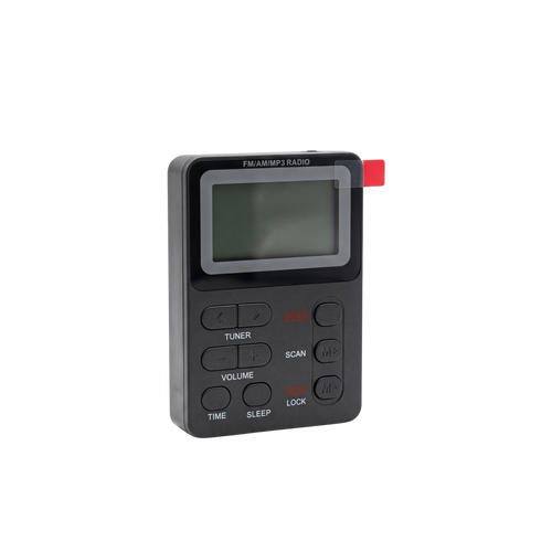 Radio Portátil Digital FM/AM/MP3 con Pantalla LCD