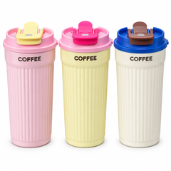 Vaso Térmico Coffee 550 ml con Tapa Antiderrames