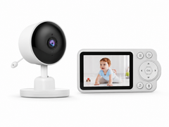Baby Monitor C3 con Pantalla de 2.8". Audio Bidireccional | Visión Nocturna HD