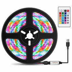 Tira de Luces LED Multicolor RGB de 10 Metros con Conexión USB