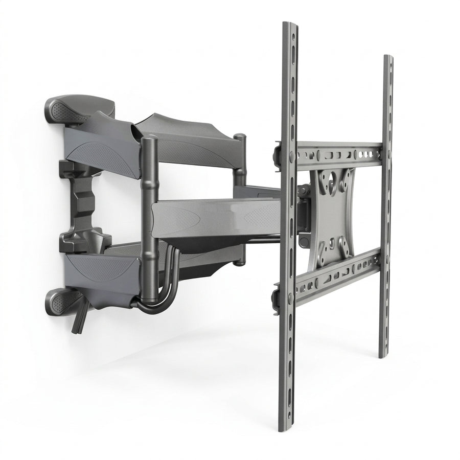 Soporte Base de Pared Giratorio Doble Brazo Articulado para TV de 32" a 75"
