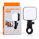 Aro de Luz LED Portátil para Celular y Laptop M-88