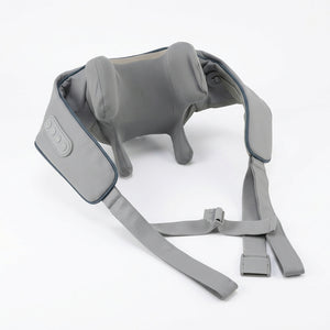 Masajeador Cervical Eléctrico para Cuello y Hombros con Termoterapia y Correas Manos Libres