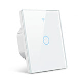 Interruptor Inteligente WiFi de Pared con Panel Táctil de Cristal Templado