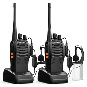 Radio de Comunicación Walkie Talkie Profesional VHF/UHF