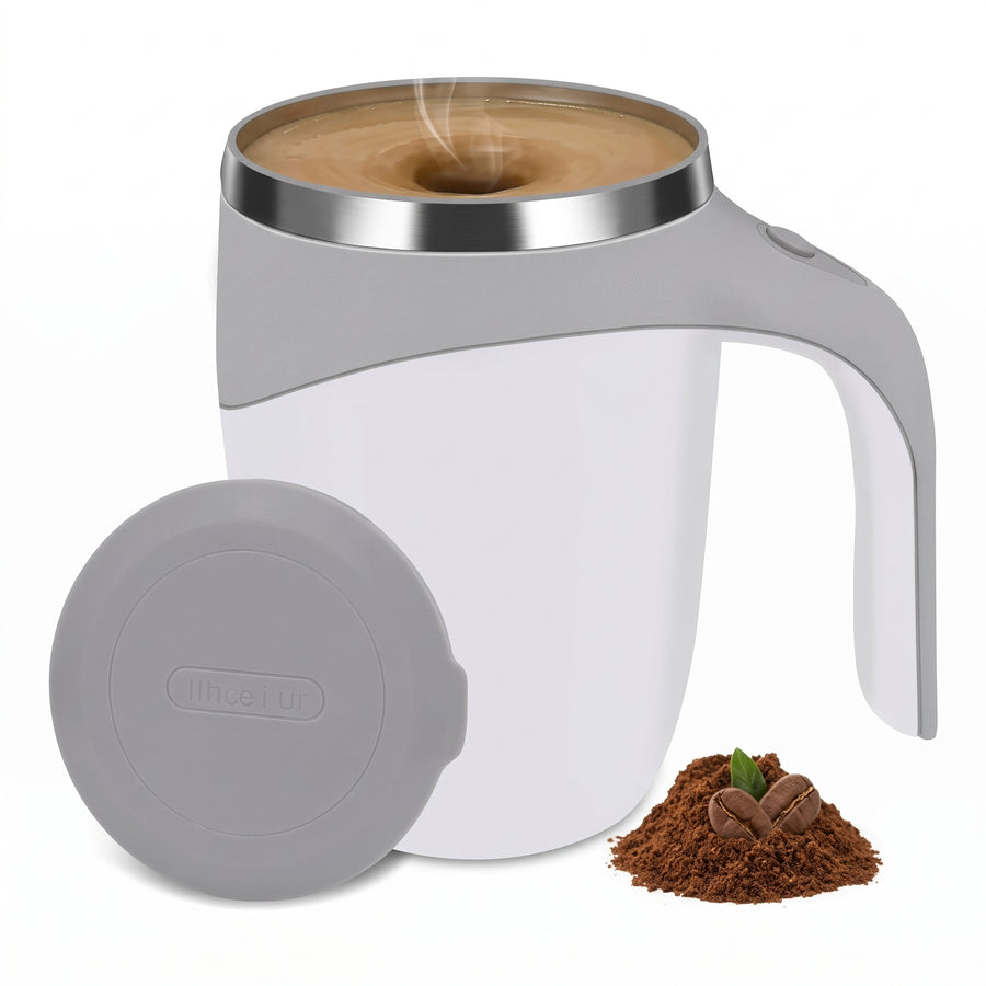 Taza Mezcladora Automática de Acero Inoxidable (380 ml)