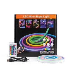 Tira de Luces LED Neón Inteligente de 5 Metros IC-RGB 5V