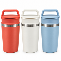Vaso Térmico Coffee con Tapa y Asa