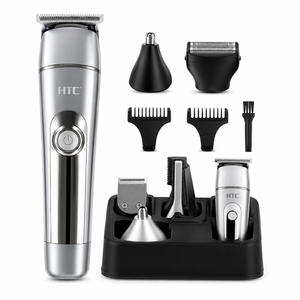 Kit de Grooming HTC AT-1206C 10 en 1 Recargable